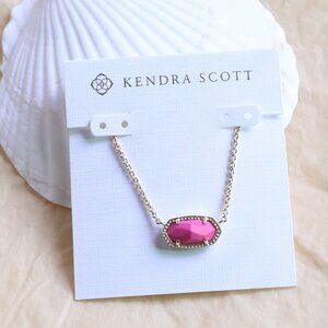 Kendra Scott Gold Elisa Pink Magnesite Necklace